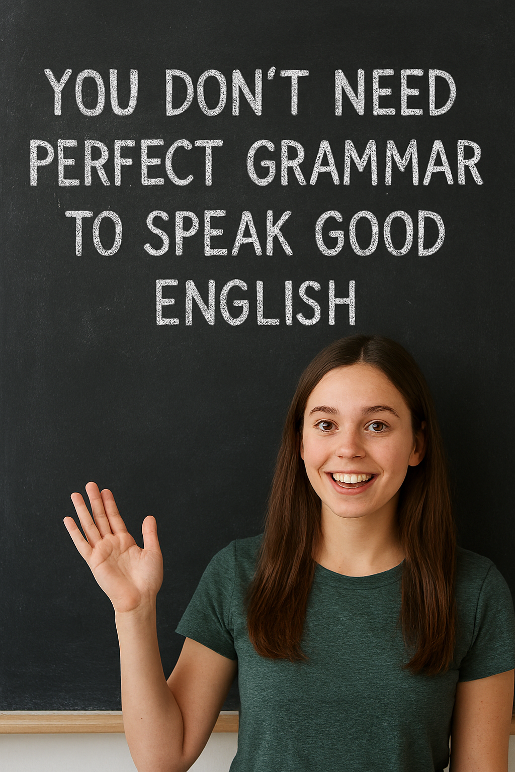 You don’t need perfect grammar to speak good English