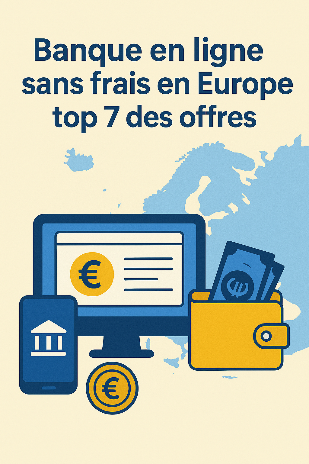 Banque en ligne sans frais en Europe : top 7 des offres 2025
