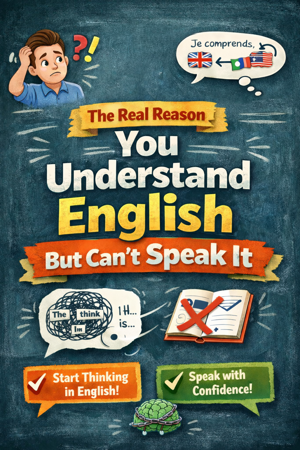 The Real Reason You Understand English but Can’t Speak It