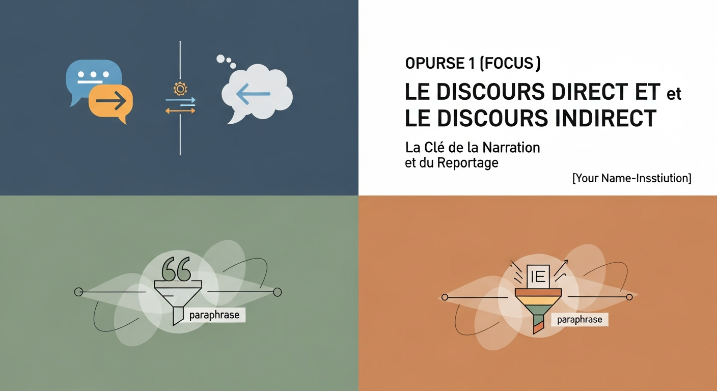 Maîtrisez le Discours Direct et Indirect