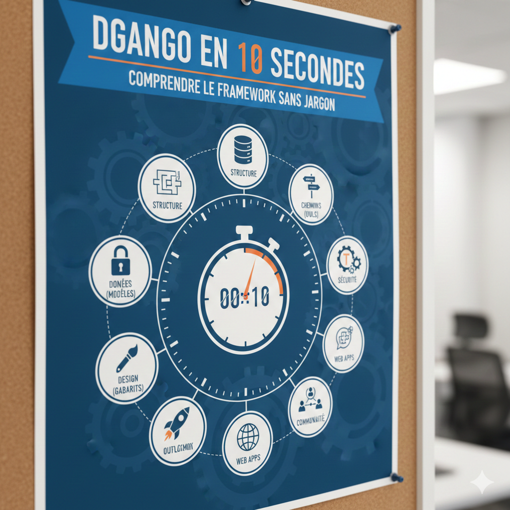 🥈“Django en 10 secondes : comprendre le framework sans jargon”